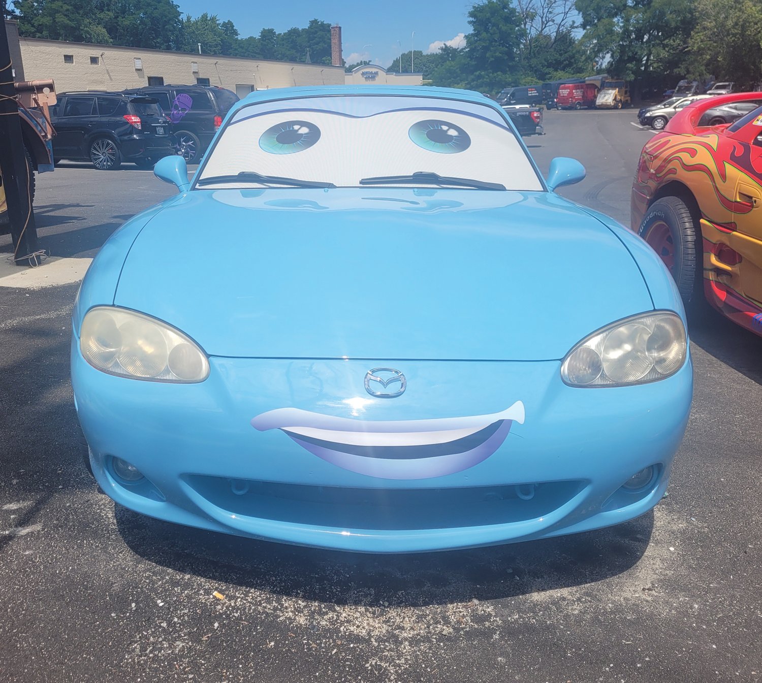 SALLY’S NOT A MUSTANG: Sally Carrera, a major character from the Disney/Pixar Cars franchise, works as an attorney in Radiator Springs. She’s Lightning McQueen’s girlfriend.